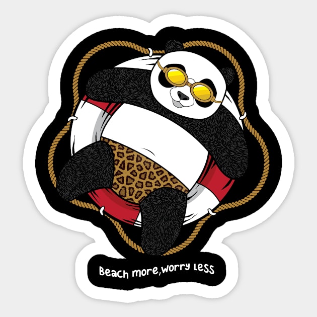 panda lover Sticker by janvimar